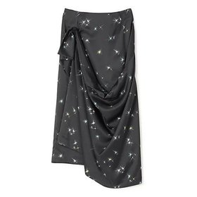 【テルマ/TELMA】 Printed Drape Skirt人気、トレンドファッション・服の通販 founy(ファニー) ファッション Fashion レディースファッション Fashion for Women スカート Skirts 2025年 2025 2025-2026秋冬・A/W Autumn/Winter 2025–26 AW25–26 アシンメトリー Asymmetrical Style ドレープ Drape, Draping Fabric フェミニン Feminine, Girly モダン Modern, Contemporary ラップ Wrap, Wrap Design |ID:prp329100004621423