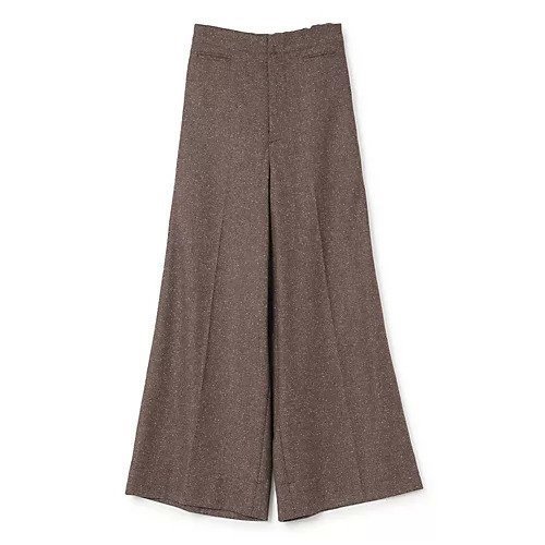 【テルマ/TELMA】のSilk Nep Wool Pants インテリア・キッズ・メンズ・レディースファッション・服の通販 founy(ファニー)  ファッション Fashion レディースファッション Fashion for Women パンツ Pants & Trousers 2025年 2025 2025-2026秋冬・A/W Autumn/Winter 2025–26 AW25–26 ネップ Nepp, Slub Yarn フロント Front, Front Design ワイド Wide, Wide Fit ヴィンテージ Vintage Style Brown|ID: prp329100004621425 ipo3291000000034366218