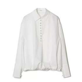 【エクラ/eclat】 【別注】パールボタンシャツ人気、トレンドファッション・服の通販 founy(ファニー) ファッション Fashion レディースファッション Fashion for Women トップス・カットソー Cut & Sew Tops シャツ・ブラウス・オフィスカジュアル Elegant Blouses & Button-Ups カフス Cuff Design ギャザー Gathered, Ruffled クラシック Classic, Timeless Style シェイプ Shape, Slim Fit スーピマ Supima, Premium Cotton フロント Front, Front Design エレガント 上品 Elegant 別注 Limited Edition, Custom Order 洗える Machine Washable |ID:prp329100004622115