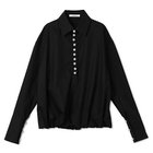 【エクラ/eclat】の【別注】パールボタンシャツ ブラック|ID:prp329100004622115