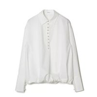 【エクラ/eclat】の【別注】パールボタンシャツ 人気、トレンドファッション・服の通販 founy(ファニー) ファッション Fashion レディースファッション Fashion for Women トップス・カットソー Cut & Sew Tops シャツ・ブラウス・オフィスカジュアル Elegant Blouses & Button-Ups エレガント 上品 Elegant カフス Cuff Design ギャザー Gathered, Ruffled バルーン Balloon, Balloon Silhouette パール Pearl, Pearl Accent 別注 Limited Edition, Custom Order 洗える Machine Washable |ID:prp329100004622115