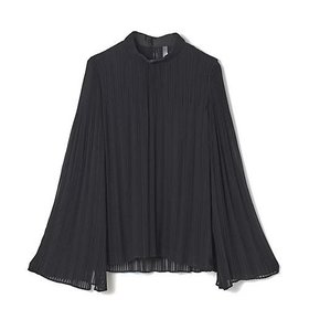 【コルピエロ/Col Pierrot】 プリーツブラウス人気、トレンドファッション・服の通販 founy(ファニー) ファッション Fashion レディースファッション Fashion for Women トップス・カットソー Cut & Sew Tops シャツ・ブラウス・オフィスカジュアル Elegant Blouses & Button-Ups インナー Innerwear エアリー Airy Texture エレガント 上品 Elegant クラシカル Classical, Vintage-Inspired シアー Sheer, See-Through スタンド Stand Collar, Upright Stand スリーブ Sleeve, Long Sleeve / Short Sleeve フレア Flare, Flared プリーツ Pleats, Pleated |ID:prp329100004622118
