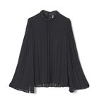 【コルピエロ/Col Pierrot】のプリーツブラウス 人気、トレンドファッション・服の通販 founy(ファニー) ファッション Fashion レディースファッション Fashion for Women トップス・カットソー Cut & Sew Tops シャツ・ブラウス・オフィスカジュアル Elegant Blouses & Button-Ups インナー Innerwear エアリー Airy Texture エレガント 上品 Elegant クラシカル Classical, Vintage-Inspired シアー Sheer, See-Through スタンド Stand Collar, Upright Stand スリーブ Sleeve, Long Sleeve / Short Sleeve フレア Flare, Flared プリーツ Pleats, Pleated thumbnail ブラック|ID: prp329100004622118 ipo3291000000033169459