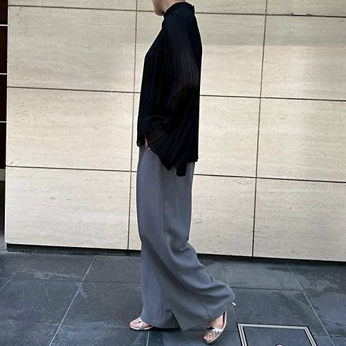 【コルピエロ/Col Pierrot】のプリーツブラウス 人気、トレンドファッション・服の通販 founy(ファニー) 　ファッション　Fashion　レディースファッション　Fashion for Women　トップス・カットソー　Cut & Sew Tops　シャツ・ブラウス・オフィスカジュアル　Elegant Blouses & Button-Ups　インナー　Innerwear　エアリー　Airy Texture　エレガント 上品　Elegant　クラシカル　Classical, Vintage-Inspired　シアー　Sheer, See-Through　スタンド　Stand Collar, Upright Stand　スリーブ　Sleeve, Long Sleeve / Short Sleeve　フレア　Flare, Flared　プリーツ　Pleats, Pleated　other-3|ID: prp329100004622118 ipo3291000000033169462