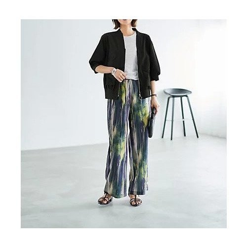 【スタイルデリ/STYLE DELI】のノーカラー5分袖サマーブルゾン 人気、トレンドファッション・服の通販 founy(ファニー) 　ファッション　Fashion　レディースファッション　Fashion for Women　アウター　Coat / Outerwear Collection　ブルゾンジャケット・スポーティアウター　Blouson Jackets　秋　Autumn　カーディガン　Cardigan, Knitwear　軽量　Lightweight, Ultra Light　サマー　Summer, Summer Style　サロペット　Overalls, Salopette　シルバー　Silver, Metallic Silver　ジャケット　Jacket, Outerwear　スリット　Slit, Slit Detail　ダブル　Double, Double-Breasted　トレンチ　Trench, Trench Coat　フォルム　Silhouette, Form　フラップ　Flap, Flap Pocket　フレア　Flare, Flared　フロント　Front, Front Design　ブルゾン　Blouson, Bomber Jacket　ポケット　Pocket, Pocket Detail　夏　Summer　other-2|ID: prp329100004624148 ipo3291000000033203472
