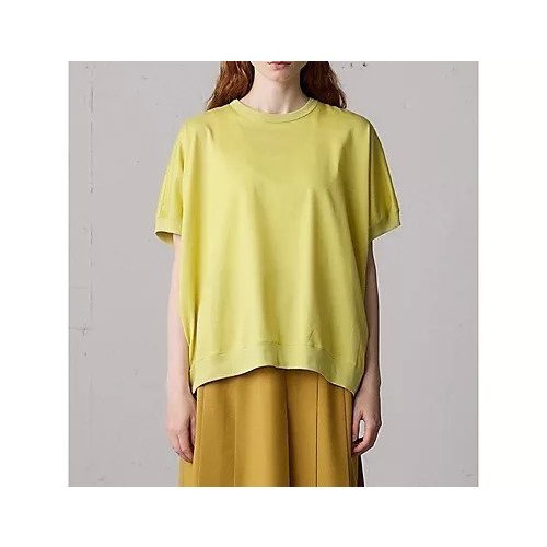 【ミディウミ/MidiUmi】のコクーンプルオーバー インテリア・キッズ・メンズ・レディースファッション・服の通販 founy(ファニー) 　ファッション　Fashion　レディースファッション　Fashion for Women　トップス・カットソー　Cut & Sew Tops　カジュアルプルオーバー・ニットトップス　Pullovers & Knit Tops / Casual Pullovers　コクーン　Cocoon, Cocoon Silhouette　シルケット　Silket, Silky Cotton　シンプル　Simple, Minimal　秋　Autumn　イエロー|ID: prp329100004624632 ipo3291000000036041012