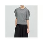 【ミズイロ インド/mizuiro ind】のボーダードレープスリーブTシャツ ブラック|ID: prp329100004624635 ipo3291000000033215880