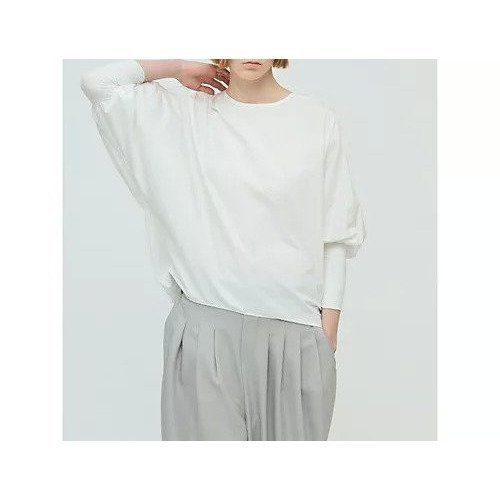 【ミズイロ インド/mizuiro ind】のクルーネックコクーンプルオーバー 人気、トレンドファッション・服の通販 founy(ファニー) 　ファッション　Fashion　レディースファッション　Fashion for Women　トップス・カットソー　Cut & Sew Tops　カジュアルプルオーバー・ニットトップス　Pullovers & Knit Tops / Casual Pullovers　シンプル　Simple, Minimal　タイプライター　Typewriter Fabric, Crisp Cotton　フィット　Fit, Slim Fit　フロント　Front, Front Design　ベーシック　Basic, Essential　エレガント 上品　Elegant　再入荷　Restock / Back in Stock　other-2|ID: prp329100004624639 ipo3291000000033215917