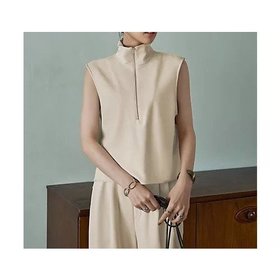 【スタイルデリ/STYLE DELI】 【匠ジョーゼット】ジップアップハイネックトップス人気、トレンドファッション・服の通販 founy(ファニー) ファッション Fashion レディースファッション Fashion for Women トップス・カットソー Cut & Sew Tops インナー Innerwear カーディガン Cardigan, Knitwear 軽量 Lightweight, Ultra Light シルバー Silver, Metallic Silver ジャケット Jacket, Outerwear ジョーゼット Georgette, Semi-Sheer Fabric スタイリッシュ Stylish, Fashionable スタンド Stand Collar, Upright Stand ストレッチ Stretch, Stretchy Fabric スリット Slit, Slit Detail セットアップ Set-Up, Coordinated Outfit 定番 Standard, Basic Item ノースリーブ Sleeveless, No-Sleeve 長袖 Long Sleeve, Full Sleeve ハイネック High Neck, Mock Neck フロント Front, Front Design ブルゾン Blouson, Bomber Jacket ベスト Vest, Waistcoat ワイド Wide, Wide Fit 冬 Winter / This Winter A/W・秋冬 Autumn/Winter 夏 Summer ビジネス 仕事 通勤 Business / Work / Commuting |ID:prp329100004624643
