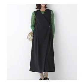 【ヒューマンウーマン/HUMAN WOMAN】 T/TAツイルラップ風ノースリーブワンピース人気、トレンドファッション・服の通販 founy(ファニー) ファッション Fashion レディースファッション Fashion for Women ワンピース Dresses おすすめ Recommended / Our Picks スタンダード Standard, Basic ノースリーブ Sleeveless, No-Sleeve ラップ Wrap, Wrap Design ワッシャー Washer, Crinkled Finish |ID:prp329100004624649
