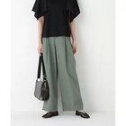 【ヒューマンウーマン/HUMAN WOMAN】の綿ナイロンタッサータックワイドパンツ 人気、トレンドファッション・服の通販 founy(ファニー) ファッション Fashion レディースファッション Fashion for Women パンツ Pants & Trousers おすすめ Recommended / Our Picks コンパクト Compact, Small Size スタンダード Standard, Basic ダブル Double, Double-Breasted ポケット Pocket, Pocket Detail ワイド Wide, Wide Fit thumbnail カーキ|ID: prp329100004624658 ipo3291000000033216069