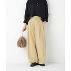 【ヒューマンウーマン/HUMAN WOMAN】の綿ナイロンタッサータックワイドパンツ 人気、トレンドファッション・服の通販 founy(ファニー) ファッション Fashion レディースファッション Fashion for Women パンツ Pants & Trousers おすすめ Recommended / Our Picks コンパクト Compact, Small Size スタンダード Standard, Basic ダブル Double, Double-Breasted ポケット Pocket, Pocket Detail ワイド Wide, Wide Fit thumbnail ベージュ|ID: prp329100004624658 ipo3291000000033216071