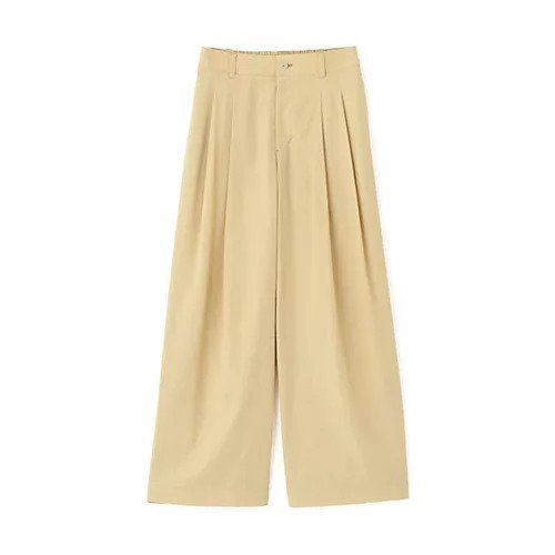 【ヒューマンウーマン/HUMAN WOMAN】の綿ナイロンタッサータックワイドパンツ 人気、トレンドファッション・服の通販 founy(ファニー) 　ファッション　Fashion　レディースファッション　Fashion for Women　パンツ　Pants & Trousers　おすすめ　Recommended / Our Picks　コンパクト　Compact, Small Size　スタンダード　Standard, Basic　ダブル　Double, Double-Breasted　ポケット　Pocket, Pocket Detail　ワイド　Wide, Wide Fit　other-2|ID: prp329100004624658 ipo3291000000033216073