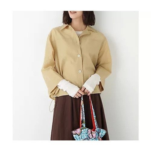 【ヒューマンウーマン/HUMAN WOMAN】のC/Nシアタッサーブルゾン 人気、トレンドファッション・服の通販 founy(ファニー) 　ファッション　Fashion　レディースファッション　Fashion for Women　アウター　Coat / Outerwear Collection　ブルゾンジャケット・スポーティアウター　Blouson Jackets　おすすめ　Recommended / Our Picks　シアー　Sheer, See-Through　スタンダード　Standard, Basic　タンク　Tank Top, Sleeveless Top　ブラウジング　Blouson Silhouette, Cinched Waist　ブルゾン　Blouson, Bomber Jacket　ボトム　Bottoms, Lower Wear　ワッシャー　Washer, Crinkled Finish　 other-1|ID: prp329100004624674 ipo3291000000033771286