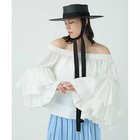 【カオス/Chaos】のフォンダンブラウス 人気、トレンドファッション・服の通販 founy(ファニー) ファッション Fashion レディースファッション Fashion for Women トップス・カットソー Cut & Sew Tops シャツ・ブラウス・オフィスカジュアル Elegant Blouses & Button-Ups 2025年 2025 2025春夏・S/S Spring/Summer 2025 SS25 シャーリング Shirring, Ruched ドロップ Drop Shoulder, Dropped Style フリル Frill, Ruffle リボン Ribbon, Bow thumbnail アイボリー|ID: prp329100004625392 ipo3291000000033229873