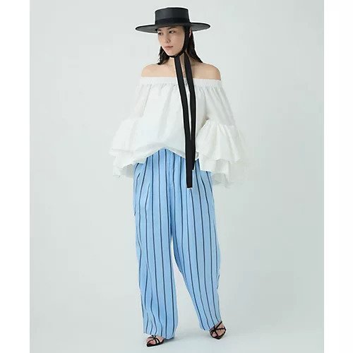 【カオス/Chaos】のフォンダンブラウス 人気、トレンドファッション・服の通販 founy(ファニー) 　ファッション　Fashion　レディースファッション　Fashion for Women　トップス・カットソー　Cut & Sew Tops　シャツ・ブラウス・オフィスカジュアル　Elegant Blouses & Button-Ups　2025年　2025　2025春夏・S/S　Spring/Summer 2025 SS25　シャーリング　Shirring, Ruched　ドロップ　Drop Shoulder, Dropped Style　フリル　Frill, Ruffle　リボン　Ribbon, Bow　other-2|ID: prp329100004625392 ipo3291000000033229875
