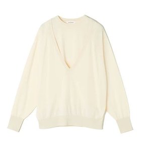 【イーバイエクラ/E by eclat】のディープVネックツインニット 人気、トレンドファッション・服の通販 founy(ファニー) ファッション Fashion レディースファッション Fashion for Women トップス・カットソー Cut & Sew Tops ニット Knit Tops & Sweaters Vネックトップス V-Neck Tops / V-Cut Neckline Shirts バランス Balance, Style Balance 洗える Machine Washable |ID:prp329100004625405