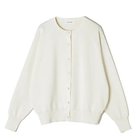 【イーバイエクラ/E by eclat】のミラノリブスナップカーディガン ホワイト|ID: prp329100004625406 ipo3291000000033616888