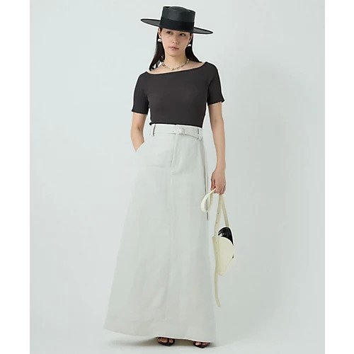 【カオス/Chaos】のシャウエンロングスカート 人気、トレンドファッション・服の通販 founy(ファニー) 　ファッション　Fashion　レディースファッション　Fashion for Women　スカート　Skirts　ロングスカート　Long Skirts / Maxi & Midi Skirts　2025年　2025　2025春夏・S/S　Spring/Summer 2025 SS25　エレガント 上品　Elegant　ジャケット　Jacket, Outerwear　ストレート　Straight, Straight Cut　other-3|ID: prp329100004625410 ipo3291000000034716322