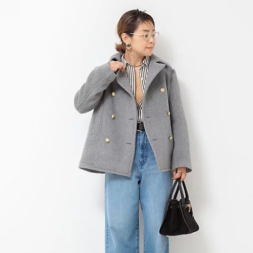 【ノーリーズ/NOLLEY'S】のNMPピーコート 人気、トレンドファッション・服の通販 founy(ファニー) 　ファッション　Fashion　レディースファッション　Fashion for Women　アウター　Coat / Outerwear Collection　コート・ロングコート・ピーコート　Long Coats, Peacoats & More　ヴィンテージ　Vintage Style　コーデュロイ　Corduroy, Cord Fabric　スタンド　Stand Collar, Upright Stand　ダッフルコート　Duffle Coat, Toggle Coat　ドット　Polka Dot, Dot Pattern　定番　Standard, Basic Item　人気　Popular, Best Seller　フラット　Flat, Flat Shoes　プリーツ　Pleats, Pleated　ボックス　Boxy, Box Shape　ポケット　Pocket, Pocket Detail　ミドル　Middle Length, Mid Height　日本製　Made In Japan　旅行　Travel　ビジネス 仕事 通勤　Business / Work / Commuting　2025年　2025　2025-2026秋冬・A/W　Autumn/Winter 2025–26 AW25–26　other-2|ID: prp329100004625546 ipo3291000000033232516