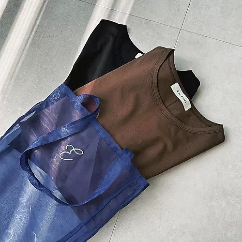 【イーバイエクラ/E by eclat】の大人五分袖パックTシャツ 人気、トレンドファッション・服の通販 founy(ファニー) 　ファッション　Fashion　レディースファッション　Fashion for Women　トップス・カットソー　Cut & Sew Tops　シャツ・ブラウス・オフィスカジュアル　Elegant Blouses & Button-Ups　ロングTシャツ・Tシャツ　Longline T-Shirts & Tees　オーガンジー　Organza Fabric　カットソー　Cut and Sewn Top　洗える　Machine Washable　other-2|ID: prp329100004626291 ipo3291000000033243701