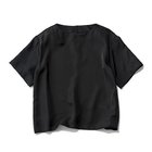 【エムセブンデイズ/M7days】の艶五分袖Tブラウス ブラック|ID:prp329100004626292