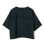 【イーバイエクラ/E by eclat】のシアーピンタックTブラウス 人気、トレンドファッション・服の通販 founy(ファニー) ファッション Fashion レディースファッション Fashion for Women トップス・カットソー Cut & Sew Tops シャツ・ブラウス・オフィスカジュアル Elegant Blouses & Button-Ups カーディガン Cardigan, Knitwear シアー Sheer, See-Through ジャケット Jacket, Outerwear スリーブ Sleeve, Long Sleeve / Short Sleeve エレガント 上品 Elegant 洗える Machine Washable thumbnail ブラック|ID: prp329100004626293 ipo3291000000035442040