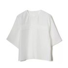 【イーバイエクラ/E by eclat】のシアーピンタックTブラウス 人気、トレンドファッション・服の通販 founy(ファニー) ファッション Fashion レディースファッション Fashion for Women トップス・カットソー Cut & Sew Tops シャツ・ブラウス・オフィスカジュアル Elegant Blouses & Button-Ups カーディガン Cardigan, Knitwear シアー Sheer, See-Through ジャケット Jacket, Outerwear スリーブ Sleeve, Long Sleeve / Short Sleeve エレガント 上品 Elegant 洗える Machine Washable thumbnail ホワイト|ID: prp329100004626293 ipo3291000000035442041