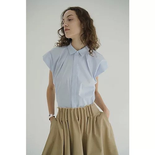 【クラネ/CLANE】のNUANCE SHOULDER OVER SHIRTS 人気、トレンドファッション・服の通販 founy(ファニー) 　ファッション　Fashion　レディースファッション　Fashion for Women　トップス・カットソー　Cut & Sew Tops　シャツ・ブラウス・オフィスカジュアル　Elegant Blouses & Button-Ups　2025年　2025　2025-2026秋冬・A/W　Autumn/Winter 2025–26 AW25–26　ショルダー　Shoulder, Shoulder Strap　シンプル　Simple, Minimal　パターン　Pattern, Design Print　ポケット　Pocket, Pocket Detail　ロング　Long, Long-Length　エレガント 上品　Elegant　other-2|ID: prp329100004626294 ipo3291000000033243752