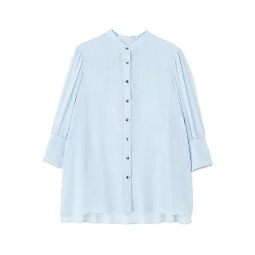 【アドーア/ADORE】のソフトシフォンジョーゼットブラウス インテリア・キッズ・メンズ・レディースファッション・服の通販 founy(ファニー) ファッション Fashion レディースファッション Fashion for Women トップス・カットソー Cut & Sew Tops シャツ・ブラウス・オフィスカジュアル Elegant Blouses & Button-Ups おすすめ Recommended / Our Picks インナー Innerwear ギャザー Gathered, Ruffled シフォン Chiffon, Lightweight Fabric スタンダード Standard, Basic ドレープ Drape, Draping Fabric フィット Fit, Slim Fit ブルー|ID: prp329100004626299 ipo3291000000033243818