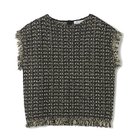 【イーバイエクラ/E by eclat】のツイード風ニットトップス ベージュ×ブラック|ID: prp329100004626305 ipo3291000000036331699