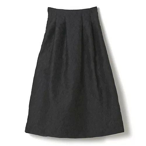 【イーバイエクラ/E by eclat】のジャカードタックスカート インテリア・キッズ・メンズ・レディースファッション・服の通販 founy(ファニー) 　ファッション　Fashion　レディースファッション　Fashion for Women　スカート　Skirts　ブラック|ID: prp329100004626313 ipo3291000000033243910
