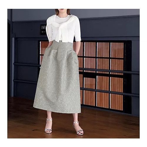 【イーバイエクラ/E by eclat】のジャカードタックスカート 人気、トレンドファッション・服の通販 founy(ファニー) 　ファッション　Fashion　レディースファッション　Fashion for Women　スカート　Skirts　other-2|ID: prp329100004626313 ipo3291000000033243915