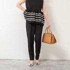 【ノーリーズ/NOLLEY'S】のウォッシャブル麻調スリムパンツ 人気、トレンドファッション・服の通販 founy(ファニー) ファッション Fashion レディースファッション Fashion for Women パンツ Pants & Trousers 2025年 2025 2025-2026秋冬・A/W Autumn/Winter 2025–26 AW25–26 ウォッシャブル Machine Washable サマー Summer, Summer Style スリム Slim, Slim Fit 吸水 Absorbent, Quick-Dry 夏 Summer thumbnail ブラック|ID: prp329100004626321 ipo3291000000033243986