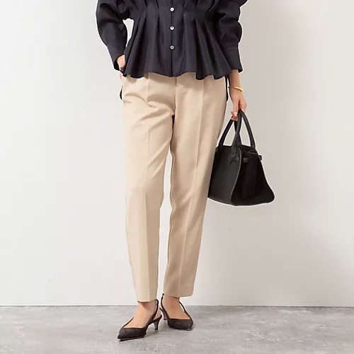 【ノーリーズ/NOLLEY'S】のウォッシャブル麻調スリムパンツ インテリア・キッズ・メンズ・レディースファッション・服の通販 founy(ファニー) 　ファッション　Fashion　レディースファッション　Fashion for Women　パンツ　Pants & Trousers　2025年　2025　2025-2026秋冬・A/W　Autumn/Winter 2025–26 AW25–26　ウォッシャブル　Machine Washable　サマー　Summer, Summer Style　スリム　Slim, Slim Fit　吸水　Absorbent, Quick-Dry　夏　Summer　ベージュ|ID: prp329100004626321 ipo3291000000033243990