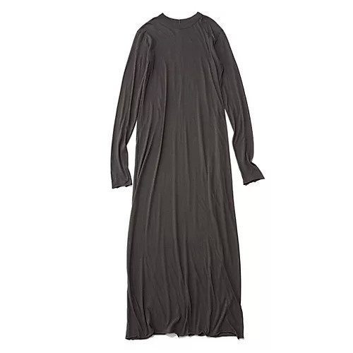 【アンスクリア/INSCRIRE】のコットンカシミアナンバリングドレス インテリア・キッズ・メンズ・レディースファッション・服の通販 founy(ファニー) 　ファッション　Fashion　レディースファッション　Fashion for Women　ワンピース　Dresses　フォーマル・パーティードレス・結婚式用ドレス　Elegant & Casual Dresses　ドレープ　Drape, Draping Fabric　洗える　Machine Washable　グレー|ID: prp329100004626350 ipo3291000000033244237