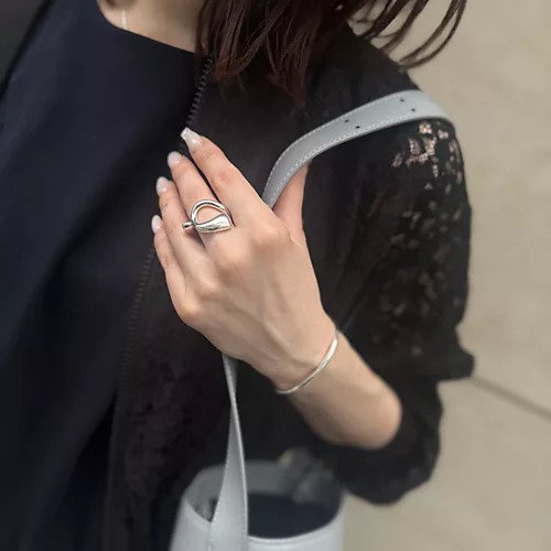 【アサミ フジカワ/ASAMIFUJIKAWA】のアンバランスリング 人気、トレンドファッション・服の通販 founy(ファニー) 　ファッション　Fashion　レディースファッション　Fashion for Women　シルバー　Silver, Metallic Silver　バランス　Balance, Style Balance　フォルム　Silhouette, Form　ラグジュアリー　Luxury, Elegant　夏　Summer　other-2|ID: prp329100004626380 ipo3291000000033394930