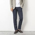 【ノーリーズ グッドマン/NOLLEY'S goodman / MEN】の《ビジカジ対応》ハイゲージ 撚り杢 ツイルスリムフィット 25AW インディゴブルー|ID: prp329100004626403 ipo3291000000033927495