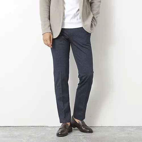 【ノーリーズ グッドマン/NOLLEY'S goodman / MEN】の《ビジカジ対応》ハイゲージ 撚り杢 ツイルスリムフィット 25AW インテリア・キッズ・メンズ・レディースファッション・服の通販 founy(ファニー) 　ファッション　Fashion　メンズファッション　Fashion for Men　スリム　Slim, Slim Fit　おすすめ　Recommended / Our Picks　ビジネス 仕事 通勤　Business / Work / Commuting　2025年　2025　2025-2026秋冬・A/W　Autumn/Winter 2025–26 AW25–26　インディゴブルー|ID: prp329100004626403 ipo3291000000033927495