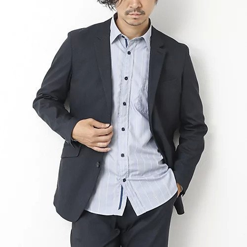 【シュテットシュタイン/Stutostein / MEN】の《ビジカジ/セットアップ対応》ピンヘッドストレッチ JKT 25AW インテリア・キッズ・メンズ・レディースファッション・服の通販 founy(ファニー) 　ファッション　Fashion　メンズファッション　Fashion for Men　セットアップ　Matching Sets　2025年　2025　2025-2026秋冬・A/W　Autumn/Winter 2025–26 AW25–26　コンパクト　Compact, Small Size　ゴルフ　Golf　ジャケット　Jacket, Outerwear　ストレッチ　Stretch, Stretchy Fabric　スマート　Smart, Elegant　スリム　Slim, Slim Fit　セットアップ　Set-Up, Coordinated Outfit　パイピング　Piping, Trim Design　ビジネス 仕事 通勤　Business / Work / Commuting　フロント　Front, Front Design　無地　Plain, Solid Color　羽織　Haori, Light Jacket　ネイビー|ID: prp329100004626412 ipo3291000000033244766