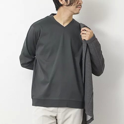 【ノーリーズ グッドマン/NOLLEY'S goodman / MEN】の《ビジカジ対応》シルケットスムースドレスL/S V Tシャツ 25AW インテリア・キッズ・メンズ・レディースファッション・服の通販 founy(ファニー) https://founy.com/ ファッション Fashion メンズファッション Fashion for Men 2025年 2025 2025-2026秋冬・A/W Autumn/Winter 2025–26 AW25–26 インナー Innerwear カーディガン Cardigan, Knitwear シルケット Silket, Silky Cotton ジャケット Jacket, Outerwear バランス Balance, Style Balance ビジネス 仕事 通勤 Business / Work / Commuting エレガント 上品 Elegant 長袖 Long Sleeve, Full Sleeve |ID: prp329100004626419 ipo3291000000033927438