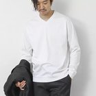 【ノーリーズ グッドマン/NOLLEY'S goodman / MEN】の《ビジカジ対応》シルケットスムースドレスL/S V Tシャツ 25AW ホワイト|ID: prp329100004626419 ipo3291000000033927442