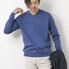 【ノーリーズ グッドマン/NOLLEY'S goodman / MEN】の《ビジカジ対応》シルケットスムースドレスL/S V Tシャツ 25AW ブルー|ID: prp329100004626419 ipo3291000000033927445
