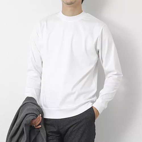 【ノーリーズ グッドマン/NOLLEY'S goodman / MEN】の《ビジカジ対応》シルケットスムースドレスL/S Tシャツ 25AW 人気、トレンドファッション・服の通販 founy(ファニー) 　ファッション　Fashion　メンズファッション　Fashion for Men　2025年　2025　2025-2026秋冬・A/W　Autumn/Winter 2025–26 AW25–26　インナー　Innerwear　カーディガン　Cardigan, Knitwear　シルケット　Silket, Silky Cotton　ジャケット　Jacket, Outerwear　バランス　Balance, Style Balance　ビジネス 仕事 通勤　Business / Work / Commuting　エレガント 上品　Elegant　長袖　Long Sleeve, Full Sleeve　other-2|ID: prp329100004626422 ipo3291000000033927460