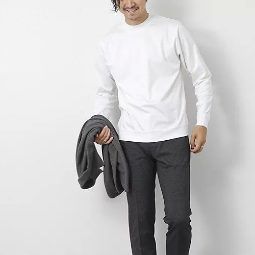 【ノーリーズ グッドマン/NOLLEY'S goodman / MEN】の《ビジカジ対応》シルケットスムースドレスL/S Tシャツ 25AW 人気、トレンドファッション・服の通販 founy(ファニー) 　ファッション　Fashion　メンズファッション　Fashion for Men　2025年　2025　2025-2026秋冬・A/W　Autumn/Winter 2025–26 AW25–26　インナー　Innerwear　カーディガン　Cardigan, Knitwear　シルケット　Silket, Silky Cotton　ジャケット　Jacket, Outerwear　バランス　Balance, Style Balance　ビジネス 仕事 通勤　Business / Work / Commuting　エレガント 上品　Elegant　長袖　Long Sleeve, Full Sleeve　other-3|ID: prp329100004626422 ipo3291000000033927461
