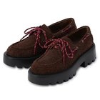 【ビビ ロウ/BIBI LOU】のスウェードデッキシューズ ブラウン|ID: prp329100004626528 ipo3291000000033300441