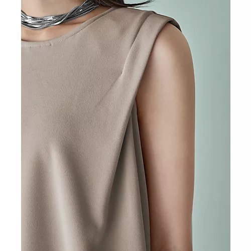 【スタイルデリ/STYLE DELI】の【匠ジョーゼット】サイドボックスチュニック 人気、トレンドファッション・服の通販 founy(ファニー) 　ファッション　Fashion　レディースファッション　Fashion for Women　トップス・カットソー　Cut & Sew Tops　インナー　Innerwear　軽量　Lightweight, Ultra Light　サロペット　Overalls, Salopette　ジャケット　Jacket, Outerwear　ジョーゼット　Georgette, Semi-Sheer Fabric　ストレッチ　Stretch, Stretchy Fabric　スリット　Slit, Slit Detail　セットアップ　Set-Up, Coordinated Outfit　長袖　Long Sleeve, Full Sleeve　ボーイズ　Boyish, Boy Style　ラウンド　Round, Round Neck　冬　Winter / This Winter　A/W・秋冬　Autumn/Winter　夏　Summer　エレガント 上品　Elegant　ビジネス 仕事 通勤　Business / Work / Commuting　other-3|ID: prp329100004627469 ipo3291000000033260090