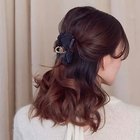【フィービィー/phoebe】のミディアムオーガンジーリボンバンスクリップ ブラック|ID: prp329100004628591 ipo3291000000033274860