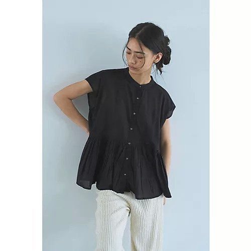 【マージュール/marjour】のCOTTON BOIL BLOUSE インテリア・キッズ・メンズ・レディースファッション・服の通販 founy(ファニー) 　ファッション　Fashion　レディースファッション　Fashion for Women　インナー　Innerwear　カーディガン　Cardigan, Knitwear　キャミソール　Camisole, Spaghetti Strap Top　ギャザー　Gathered, Ruffled　シアー　Sheer, See-Through　ジャケット　Jacket, Outerwear　ストレッチ　Stretch, Stretchy Fabric　ポケット　Pocket, Pocket Detail　夏　Summer　エレガント 上品　Elegant　BLACK|ID: prp329100004629355 ipo3291000000035600130