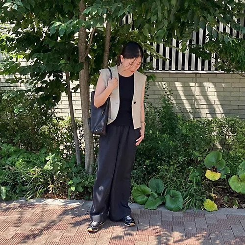 【トゥエルブクローゼット/12closet】の【洗える】【接触冷感】落ち感セミワイドパンツ 人気、トレンドファッション・服の通販 founy(ファニー) ファッション Fashion レディースファッション Fashion for Women パンツ Pants & Trousers エレガント 上品 Elegant ツイル Twist, Twisted Detail デニム Denim, Jeans Material ドレープ Drape, Draping Fabric 洗える Machine Washable other-3|ID: prp329100004629363 ipo3291000000034452290